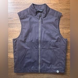 NWOT American Giant Men’s Heavy Cotton Vest, Graphite Black, Sz M Made in USA